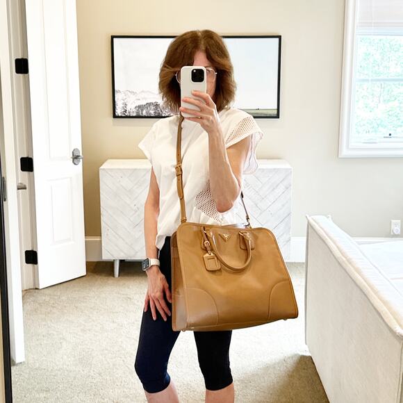 PRADA Saffiano Lux Tote Bag - Picture 9 of 14